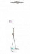 Электронная душевая система скрытого монтажа Tres Shower Technology с термостатом сталь/белый 09286552AC
