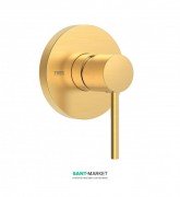 Смеситель для душа Tres Study colors однорычажный 1 канал матовое золото 26217790OM