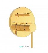 Змішувач для душа Tres Study colors одноважільний 2 каналу золото 26218090OR