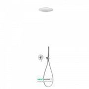 Душевая система скрытого монтажа Tres Study-Tres с верхним и ручным душем хром  26218099