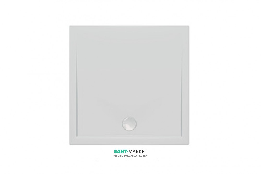 Душовий піддон Kolpa San Boston 100x100 квадратний акрил білий 992219