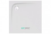 Душевой поддон Kolpa San Evelin Tray Q 80х80 квадратный акрил белый 593287
