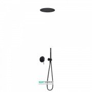Душевая система Tres Study colors с верхним и ручным душем черный матовый 26218099NM