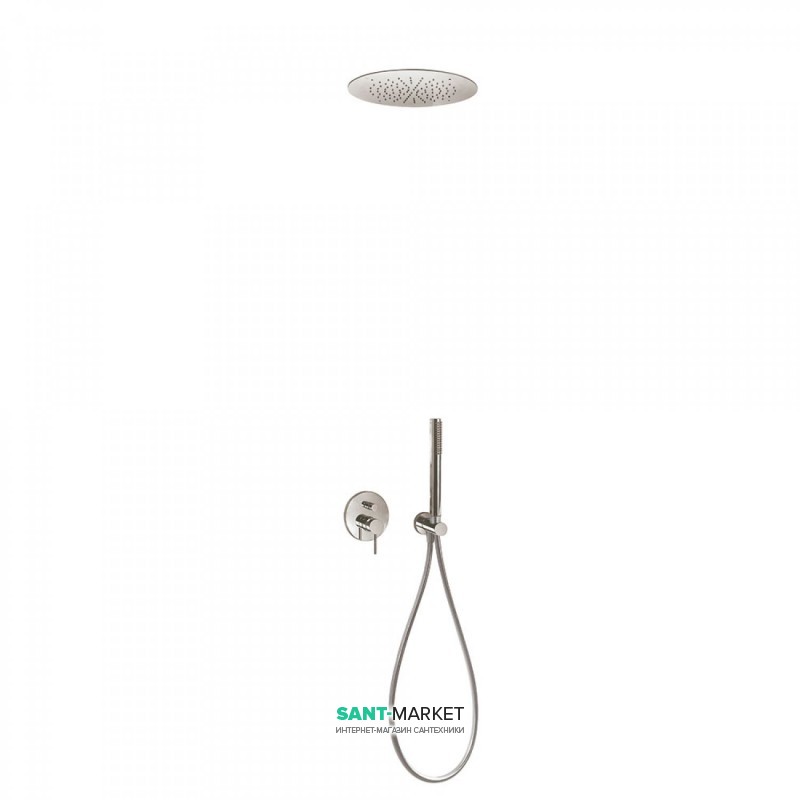 Душова система Tres Study colors з верхнім і ручним душем сталь 26218099AC