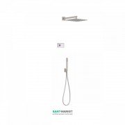 Электронная душевая система скрытого монтажа Tres Shower Technology с термостатом сталь/белый 09286563AC