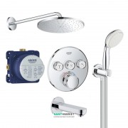 Душова система Grohe SmartControl з термостатом на 3 споживача хром 26406SC2