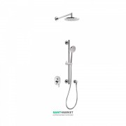 Душова система Tres Alplus з верхнім і ручним душем хром 20318003
