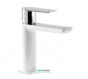 Смеситель для раковины Tres Loft colors однорычажный белый/хром 20010301BL