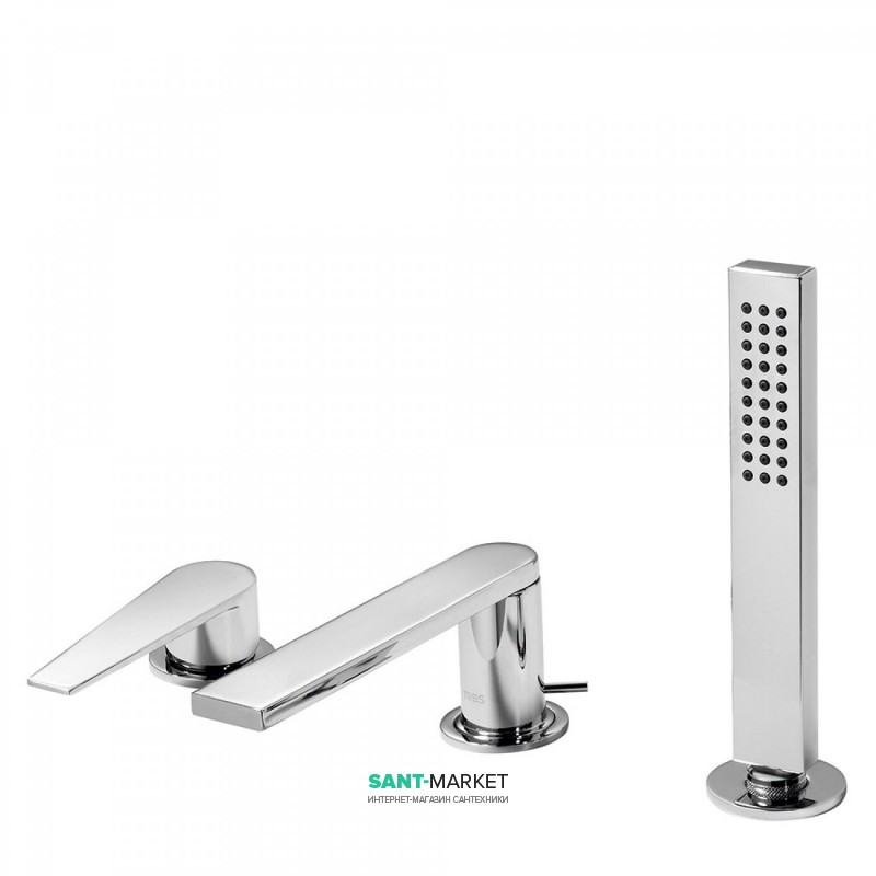 Смеситель на борт ванны Tres Class-Tres с ручным душем хром 20516103