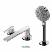 Смеситель на борт ванны Tres Lex-Tres с ручным душем хром 08116103