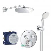 Душова система Grohe SmartControl з термостатом на 2 споживача хром 26406SC1