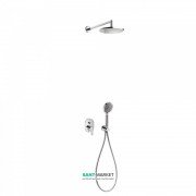 Душова система прихованого монтажу Tres Lex-Tres з верхнім і ручним душем хром 18188005