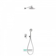 Душова система Tres Alplus з верхнім і ручним душем хром 20318002