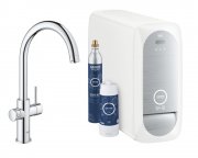 Смеситель для кухни Grohe Blue Home для подачи охлажденной воды однорычажный хром 31455001