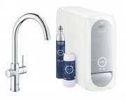 Смеситель для кухни Grohe Blue Home для подачи охлажденной воды однорычажный хром 31455001