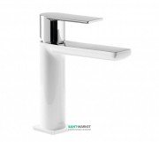 Змішувач для раковини Tres Loft colors одноважільний білий/хром 20010301BL