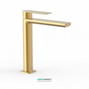 Смеситель для раковины Tres Loft colors однорычажный излив 172 мм золото матовый 20020303OM