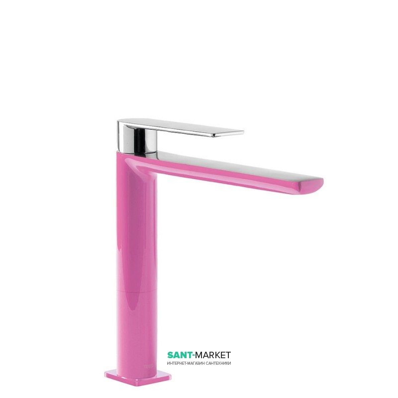 Змішувач для раковини Tres Loft colors одноважільний вилив 172 мм фуксія/хром 20020303FU