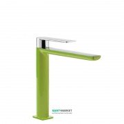 Змішувач для раковини Tres Loft colors одноважільний вилив 172 мм зелений/хром 20020303VE