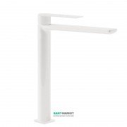 Змішувач для раковини Tres Loft colors одноважільний вилив 220 мм білий матовий 20020305BM