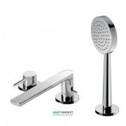 Змішувач на борт ванни Tres Alplus з ручним душем хром 20316102