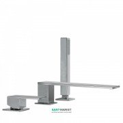 Смеситель на борт ванны Tres Cuadro-Tres с ручным душем хром 00616103