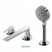 Смеситель на борт ванны Tres Lex-Tres с ручным душем хром 08116103