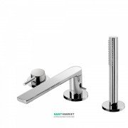 Смеситель на борт ванны Tres Max-Tres с ручным душем хром 06216103