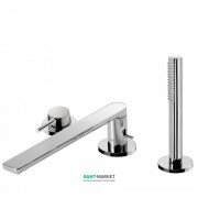 Смеситель на борт ванны Tres Max-Tres с ручным душем хром 06216102