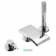 Смеситель на борт ванны Tres Max-Tres с ручным душем хром 162161