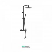 Душевая стойка Tres Study colors термостатическая черный матовый 26238701NM