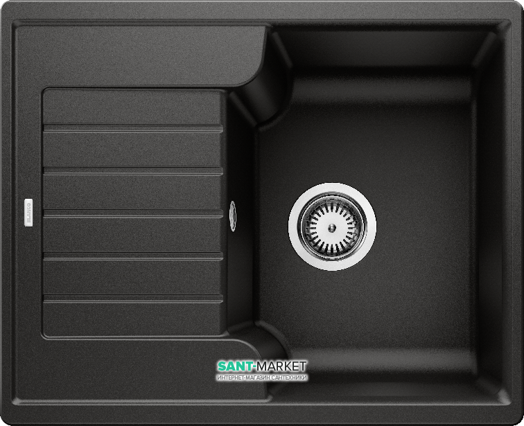 Мойка для кухни Blanco Zia 40 S прямоугольная под столешницу черный 526006