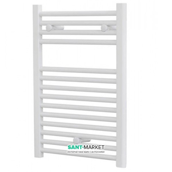 Полотенцесушитель водяной Caleido Ulisse для закрытых систем отопления 450x766 нержавеющая сталь белый 450725 RAL9010
