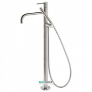 Смеситель для ванной Tres Study colors напольный с ручным душем сталь 26247001AC