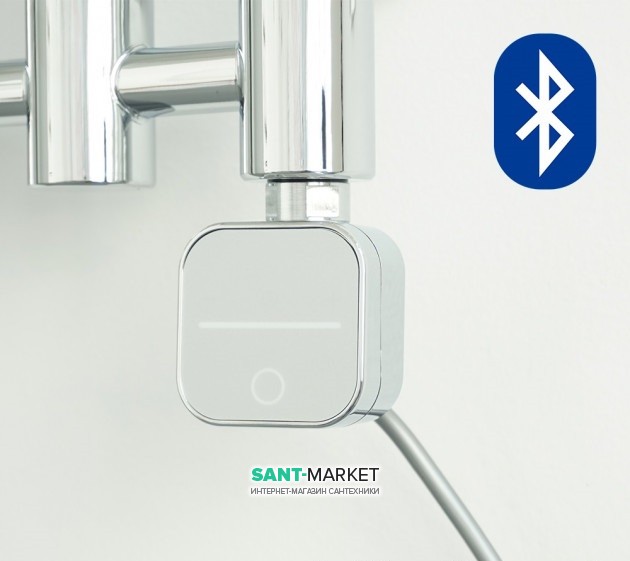 Тэн для полотенцесушителя электрический HeatQ Nex 600 Вт с кабелем хром N600.CR.SC