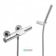 Термостат для ванной Tres Study-Tres с каскадным изливом и ручным душем хром 26117209