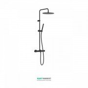 Душевая стойка Tres Study colors термостатическая черный матовый 26238701NM