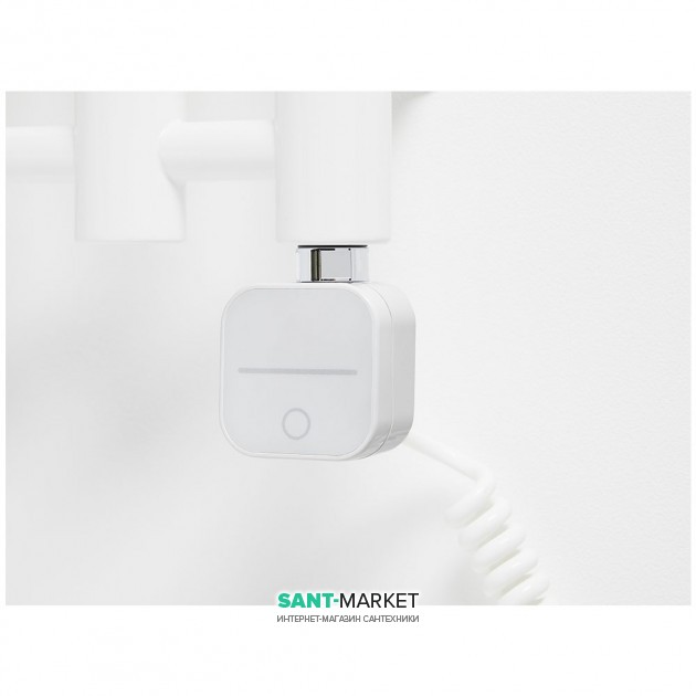 Тен для сушки для рушників електричний HeatQ NEX 600 Вт з кабелем білий N600.W.SC