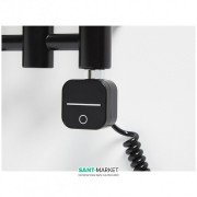 Тэн для полотенцесушителя электрический HeatQ NEX 600 Вт с кабелем черный N600.BL.SC