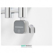 Тэн для полотенцесушителя электрический HeatQ NEX 600 Вт со скрытым подключением серебро N600.S.HID