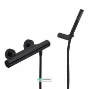 Термостат для душу Tres Study colors з ручним душем чорний матовий 26116209NM