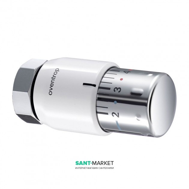 Термостат Oventrop Uni SH с жидкостным чувствительным элементом белый/хром 1012065