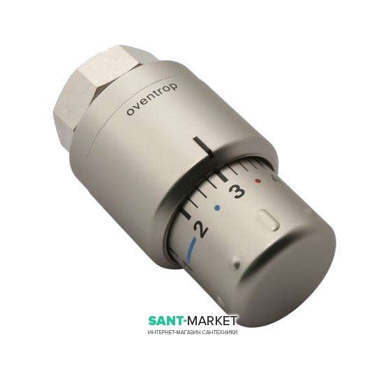 Термостат Oventrop Uni SH з рідинним чутливим елементом матова сталь 1012085