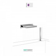 Електронна душова система прихованого монтажу Tres Shower Technology з термостатом і каскадним виливом хром/білий 09286570