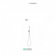 Електронна душова система прихованого монтажу Tres Shower Technology з термостатом хром/білий 09286555BM