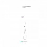 Електронна душова система Tres Shower Technology з термостатом білий матовий 09286554BM