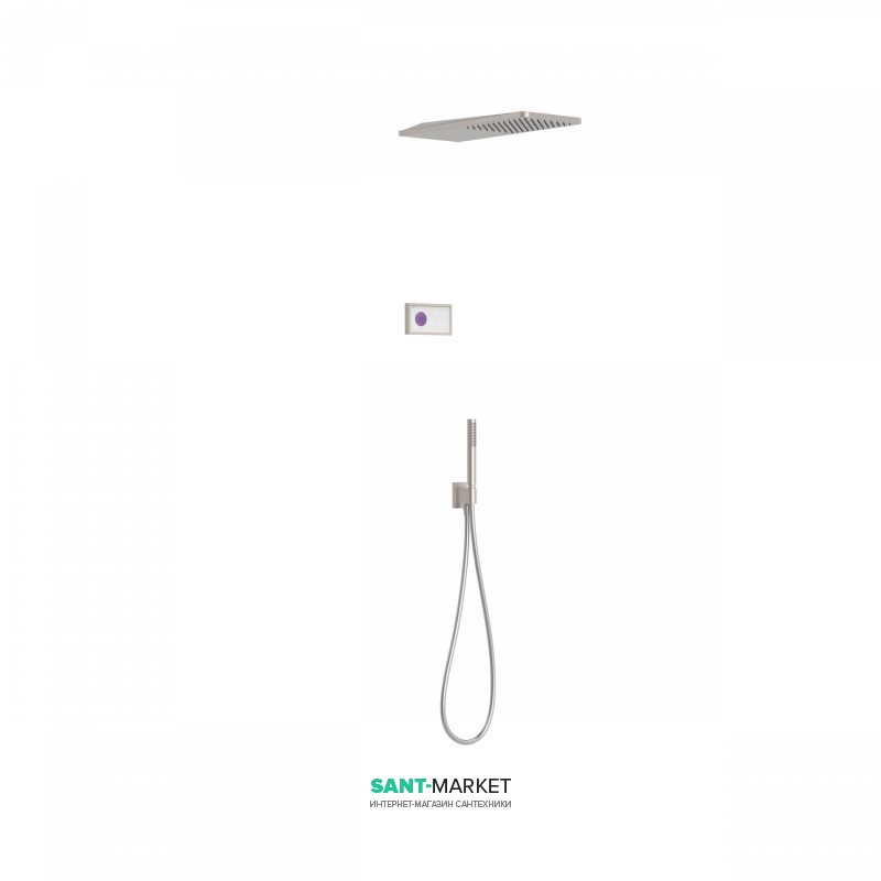 Электронная душевая система Tres Shower Technology с термостатом сталь 09286554AC