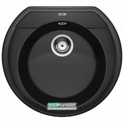 Мийка для кухні Blanco Rondoval 45 кругла з отвором під змішувач чорний 525962