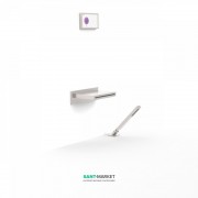 Электронная душевая система скрытого монтажа Tres Shower Technology с термостатом и каскадным изливом сталь/белый 09286570AC