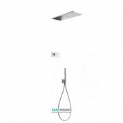 Електронна душова система прихованого монтажу Tres Shower Technology з термостатом хром 09286554